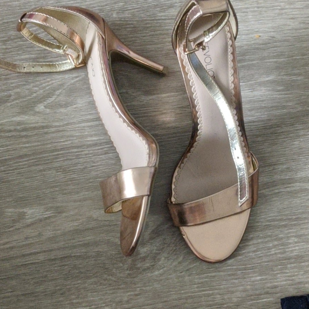 Gold heels